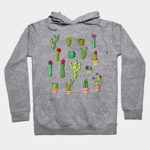 Cacti Hoodie by Lala Mew